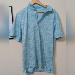 Vineyard Vines Blue Camouflage Polo Shirt